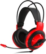 Resim MSI Gg Ds501 Gamıng Headset 40mm Surucu Kablo Kumanda Mıkrofon 2.1m Orgu Kablo 3.5mm Jak Kulakustu K 