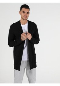 Resim Colin's Regular Fit Erkek Siyah Hırka CL1050968_Q1.V2_BLK 