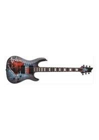 Resim Cort Kx5Tfbk Elektro Gitar-Katana.Tf Desenli Siyah 