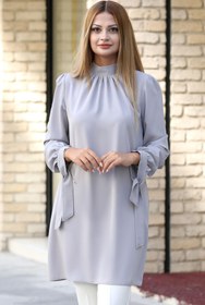 Resim Esilanur Esila Tesettür Tunik Gri 