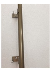 Resim Alüminyum Bronz Merdiven Tutamak, Korkuluk Yaşlı Engelli Duvar Tutamağı 200 Cm. Istenilen Ölçüde 200 Cm'ye Kadar 