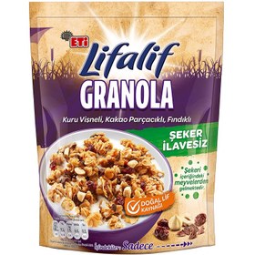 Resim Eti Lifalif Kuru Vişneli Kakaolu Parçacıklı Fındıklı Granola 200 G 