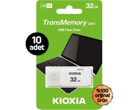 Resim Kıoxıa 32GB U202 USB 2.0 Flaşh Bellek (%100 Orijinal Ürün) 