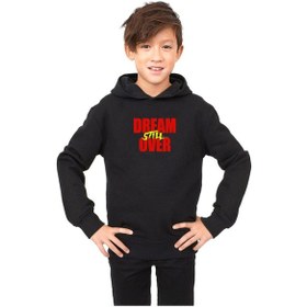 Resim Tshirthane Dream Still Over Siyah Çocuk 3ip Kapşonlu 001 Siyah 