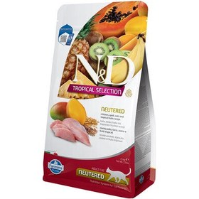 Resim ND Tropical Selection Tavuk ve Meyveli Kısırlaştırılmış Kedi Maması 1,5 Kg 
