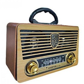 Resim Everton Rt-864 Bluetooth Fm-Usb-Tf-Aux Nostaljik Radyo Kumandalı 