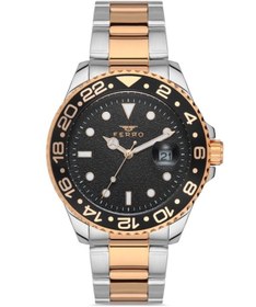 Resim FERRO Rose Ve Gümüş Çelik Kordon Erkek Kol Saati F11253a-e2 F11253a-e2 
