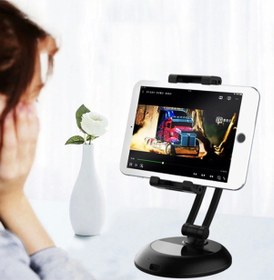 Resim Masa Üstü 360 Derece Ayarlanabilir Tablet Tutucu Telefon Standı 6.3 - 11 İnç Masaüstü Tablet Renkli 