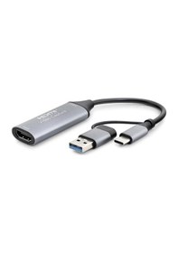 Resim Büro Ev Ofis İçin Gri 30hz Usb3.0 4k Type-c Hdmı Vıdeo Capture 