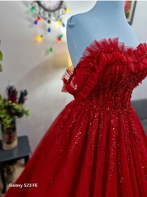 Resim GELİNLİKCİ Kırmızı kinalik nisanlik 