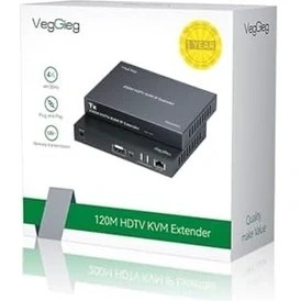 Resim Storemax 1080P Full Hd 60Hz HDMI Kvm Ip Extender 200 Metre CAT5E/6 HDMI Menzil Genişletici Uzatıcı 