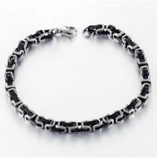 Resim Gogoey Erkek Bileklik – Kral Zincir Çelik Model Tasarım 