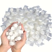 Resim 50'li Taşınabilir Sıkıştırılmış Havlular, Atık Yüz Temizleme Yumuşak Basma Havlular, Kokusuz, %100 Polyester, Kimyasal İçermeyen, Üniseks-Erkek, Tüm Cilt Tipleri İçin Uygun 