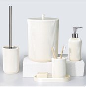 Resim Lydia Banyo Seti İnci Beyaz 