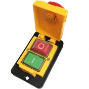 Resim Aiorwel DZ05 7 Pin 400V IP55 Üç Fazlı Elektromanyetik Acil Durdurma Basmalı Düğme Anahtarı (Yurt Dışından) 