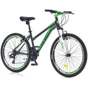 Resim CORELLİ BİSİKLET 20 J SWING BAYAN Alloy VB 21-VİTES-SİYAH YEŞİL 