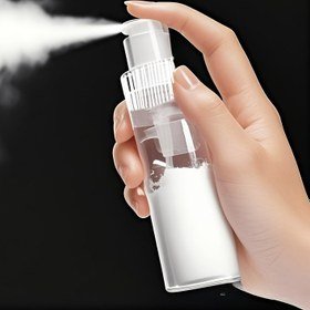 Resim 1 adet Doldurulabilir Toz Sprey Şişesi - İnce Sis Toz, Taşınabilir Makyaj ve Saç Spreyi, Seyahat için, Kokusuz, Plastik, Talcum Vücut Toz Şişesi, Seyahat Gereksinimleri | Taşınabilir Sprey Şişesi | Plastik Sprey Şişesi 