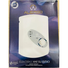Resim Özbience Alerso Şofben 3000W Beyaz, 220-240V, 50Hz, 2 Yıl Garantili 