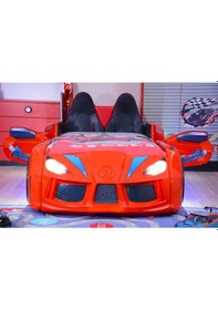 Resim Setaymobilya Arabalı Yatak , Audi V7 Full Led+ Full Kapıları Açılan + Koltuklu 