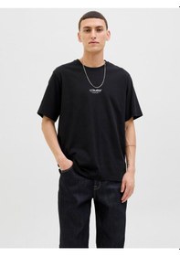 Resim Jack & Jones Jjesoho Tee Ss Crew Neck Noos Erkek T-shirt-31721 Siyah 