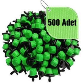 Resim Yeşil Debi Ayarlı Damlatıcı 0-100 Lt/h 500 Adet 