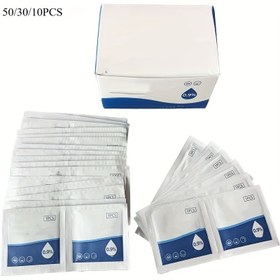 Resim 50/30/10 adet pH Dengeli Fizyolojik Salin Ped, Sızdırmaz Tasarım, Non-Woven, Beyaz, Eller, Kulaklar, Ağız, Burun, Gözler, Cilt, Temizlik, Hijyen, Ev, Açık Hava, Seyahat, Doğum Günü Hediyeleri 