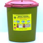 Resim TELKAR 150 Adet 1,3 lt Mini Kesici Ve Delici Tıbbi Enfekte Atık Kutusu 