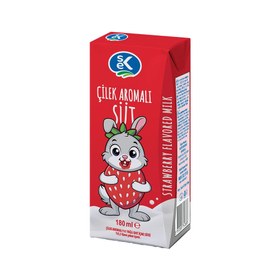 Resim Sek Çilek Aromalı Süt 180 ml 