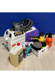 Resim DGS DOGUS Set Halinde Sıcak Sulu Profesyonel Koltuk Yıkama Makinası, (TELLİ HORTUM) 7 Parça Ürün Ile Birlikte 