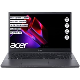 Resim Extensa 15 Intel Core I7 1255U 16 GB 512 GB SSD Freedos 15.6 Fhd Taşınabilir Bilgisayar NX.EGYEY.006 