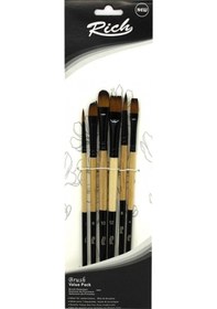 Resim Rich Fırça Seti Karma Set Sentetik Fırçalar Set 2 