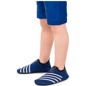 Resim Kiko Kids Enigma Havuz Plaj Erkek Çocuk Deniz Ayakkabısı 7501 Lacivert - Beyaz Lacivert - Beyaz 