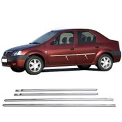 Resim Dacia Logan Krom Kapı Çıtası Takımı 2008 Üzeri Paslanmaz Çelik N11.21 