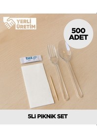 Resim 5li Piknik Set 500 Adet 