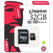 Resim Kingston 32GB Micro SD Hafıza Kartı Class10 U1 80MB/s SDCS/32GB 