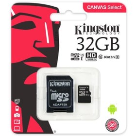 Resim Kingston 32GB Micro SD Hafıza Kartı Class10 U1 80MB/s SDCS/32GB 