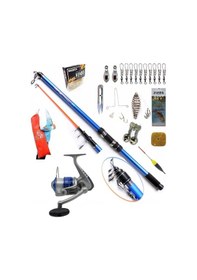 Resim Sea Power 70 Discovery Continental 420cm 50-100gr Profesyonel Surf Sazan Kıyı Olta Takımı Seti 