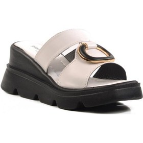 Resim Beyaz Hafif Kadın Terlik Pc-7534 Z Beyaz 