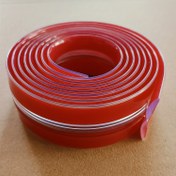 Resim 299.72 cm Uzun X 3.99 cm Geniş W Tipi Şeffaf Kendinden Yapışkan Çarpışma Bantları, Kenar ve Köşe Çarpışma ile Kalınlaşmış Silikon Yumuşak Köşeler, Ön-Bağlı Güçlü Tutkal ve Şok Emme Tasarımı, Dolaplar, Masalar ve Çekmecelerin Keskin Köşeleri için 