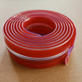 Resim 299.72 cm Uzun X 3.99 cm Geniş W Tipi Şeffaf Kendinden Yapışkan Çarpışma Bantları, Kenar ve Köşe Çarpışma ile Kalınlaşmış Silikon Yumuşak Köşeler, Ön-Bağlı Güçlü Tutkal ve Şok Emme Tasarımı, Dolaplar, Masalar ve Çekmecelerin Keskin Köşeleri için 