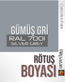Resim izmir bit pazarı Gümüş Gri Beyaz Eşya Rötuş Boyası 25ml 