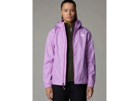 Resim The North Face Quest Jacket Kadın Yağmurluk Kapüşon Yaka Düz Regular Fit Eu Mor Renkli 