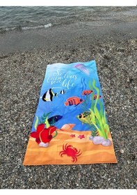 Resim Baskılı Plaj Havlusu 