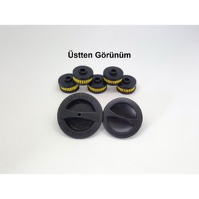 Resim Atiker Gaz Kesici Valfi Filtresi 5 Li Paket (eski Tip Çanaklı) 