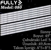 Resim Fully SET-080 SUNNY 49 INC SN049LD6690-DSFM SN049LD6690PR 50W5MX49002013 SN049DLDJ820-STCF 10 ADET TV LED BAR.. SET-2263 49\FULLY SET-080= SUNNY 49D1000\u002FC1000 LB-C490F13-E2-L-G1-SE3|SVJ490A06_REV0.3_6LED=SET-2255=LED218=35045\u002F35121=35091\u002F35092=SET-00 