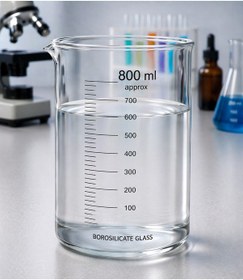 Resim Beher Cam Dereceli 800ml 1 Adet 