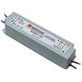 Resim MERVESAN 24V 60W 2,5AMPER TRAFO IP67 DIŞ MEKAN 