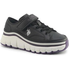 Resim U.s. Polo Assn. Kenta Jr 5pr Kız Çocuk Sneaker Siyah 