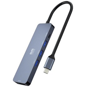 Resim CHB058 Type-C To 4K HI 3xUSB 3.0 PD Hub Dönüştürücü 