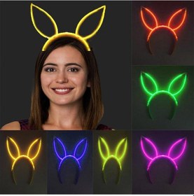 Resim Karanlıkta Yanan Fosforlu Glow Taç 6 Renk 6 Adet - Cole-874085 
